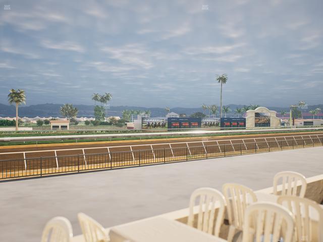 Del Mar Thoroughbred Club - Section Stretch Run Grill G Lvl 1 Tbl 344 Seat View