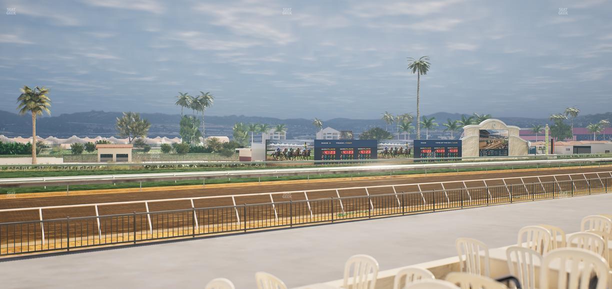 Del Mar Thoroughbred Club - Section Stretch Run Grill G Lvl 1 Tbl 345 Seat View