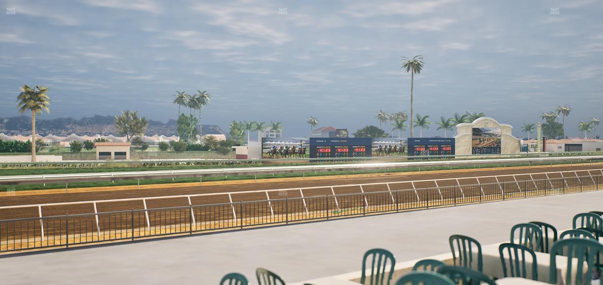 Del Mar Thoroughbred Club - Section Stretch Run Grill G Lvl 1 Tbl 345 Seat View