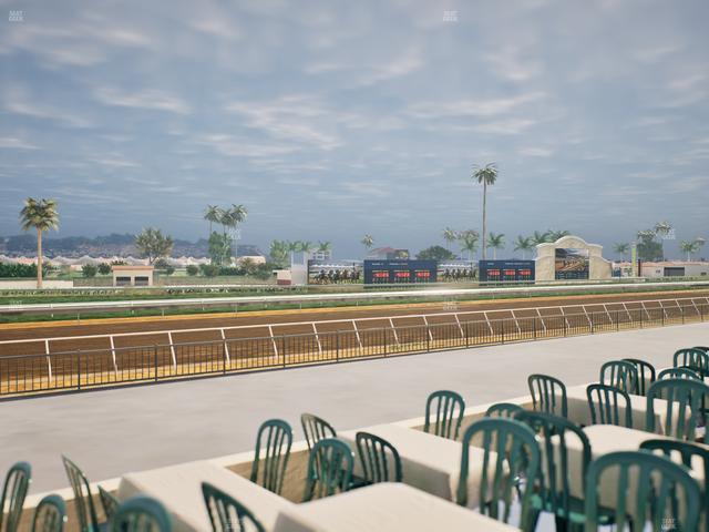 Del Mar Thoroughbred Club - Section Stretch Run Grill G Lvl 1 Tbl 345 Seat View