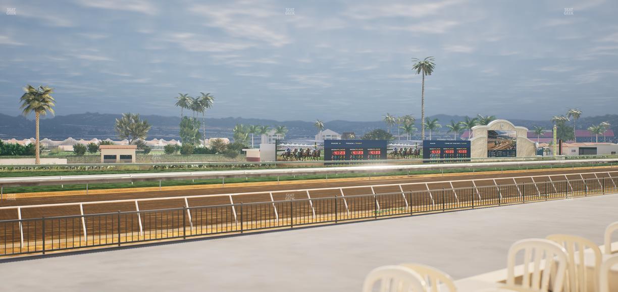Del Mar Thoroughbred Club - Section Stretch Run Grill G Lvl 1 Tbl 346 Seat View
