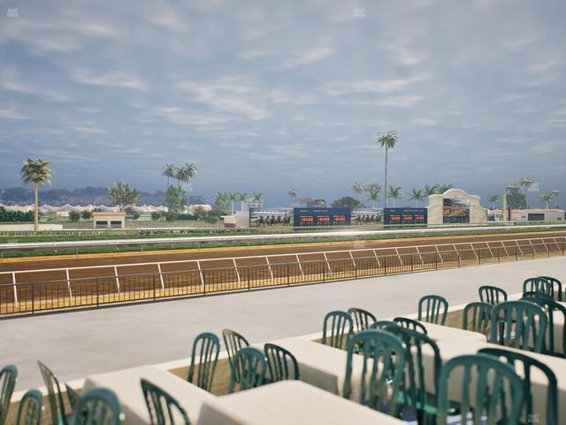 Del Mar Thoroughbred Club - Section Stretch Run Grill G Lvl 1 Tbl 347 Seat View