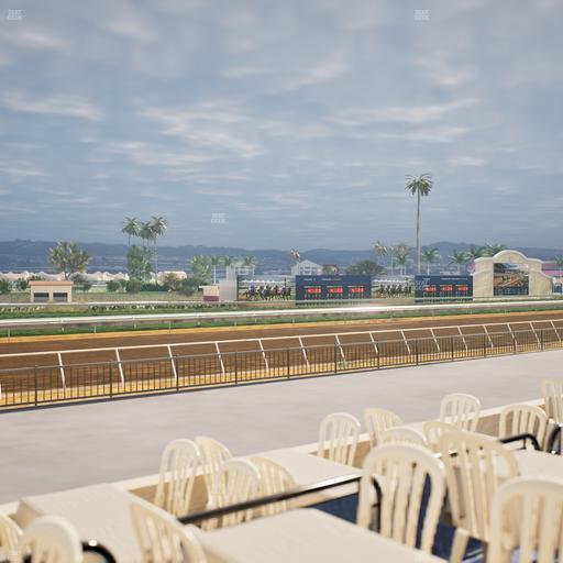 Del Mar Thoroughbred Club - Section Stretch Run Grill G Lvl 1 Tbl 347 Seat View