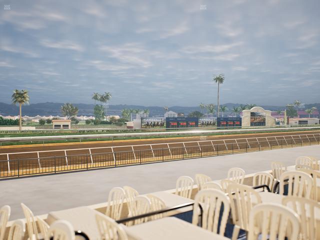 Del Mar Thoroughbred Club - Section Stretch Run Grill G Lvl 1 Tbl 347 Seat View