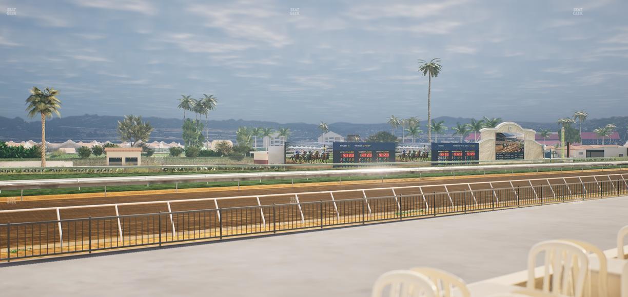 Del Mar Thoroughbred Club - Section Stretch Run Grill G Lvl 1 Tbl 348 Seat View