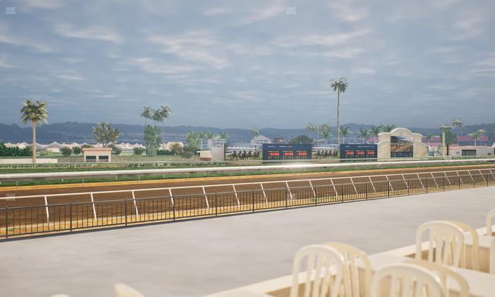 Del Mar Thoroughbred Club - Section Stretch Run Grill G Lvl 1 Tbl 348 Seat View