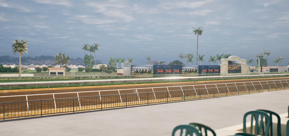 Del Mar Thoroughbred Club - Section Stretch Run Grill G Lvl 1 Tbl 348 Seat View