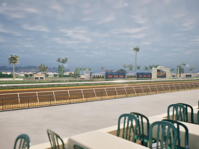 Del Mar Thoroughbred Club - Section Stretch Run Grill G Lvl 1 Tbl 348 Seat View