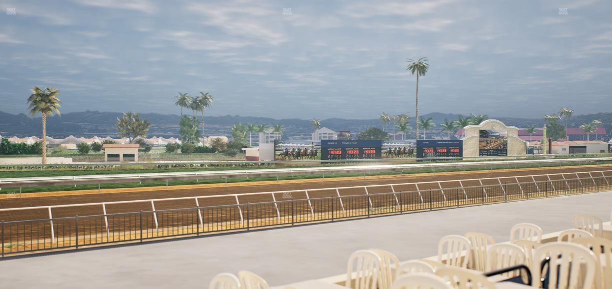 Del Mar Thoroughbred Club - Section Stretch Run Grill G Lvl 1 Tbl 349 Seat View