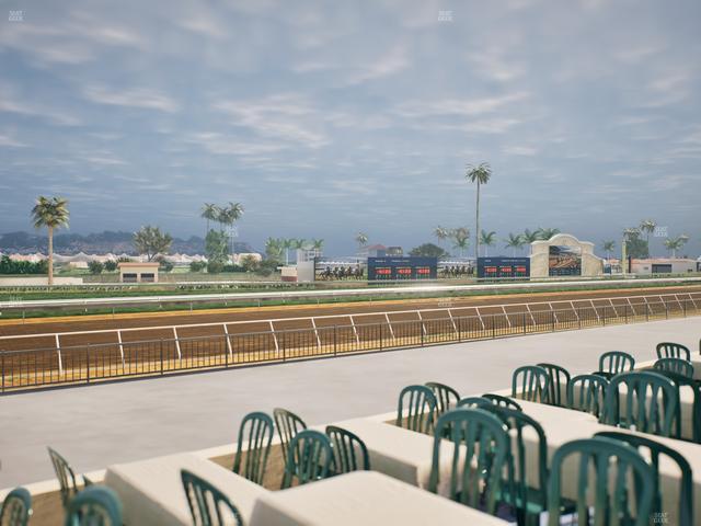 Del Mar Thoroughbred Club - Section Stretch Run Grill G Lvl 1 Tbl 349 Seat View