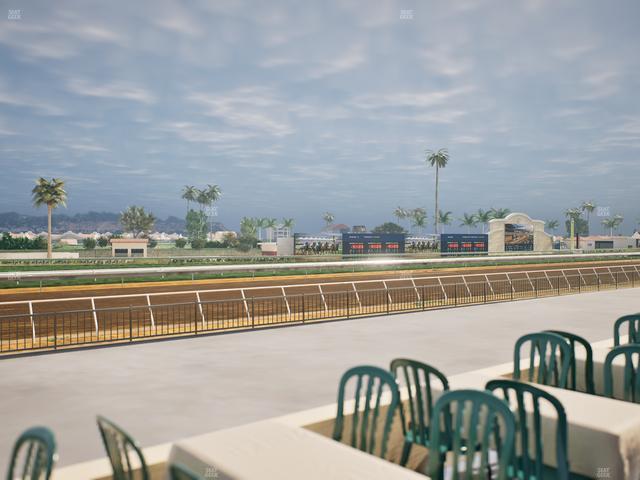 Del Mar Thoroughbred Club - Section Stretch Run Grill G Lvl 1 Tbl 350 Seat View
