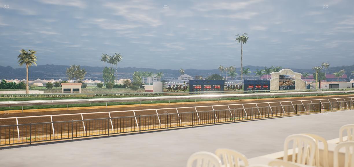 Del Mar Thoroughbred Club - Section Stretch Run Grill G Lvl 1 Tbl 350 Seat View