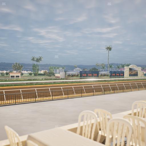 Del Mar Thoroughbred Club - Section Stretch Run Grill G Lvl 1 Tbl 350 Seat View