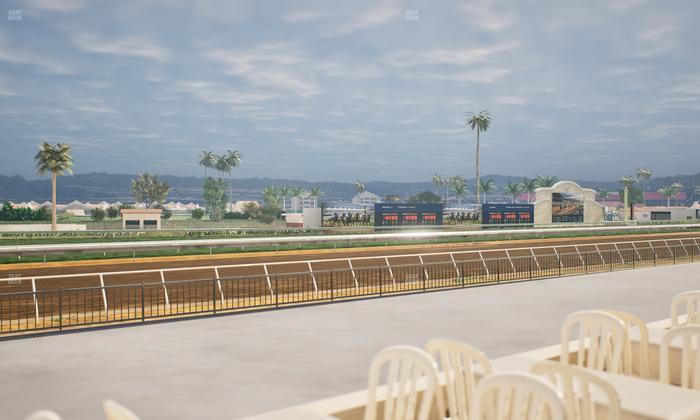 Del Mar Thoroughbred Club - Section Stretch Run Grill G Lvl 1 Tbl 350 Seat View