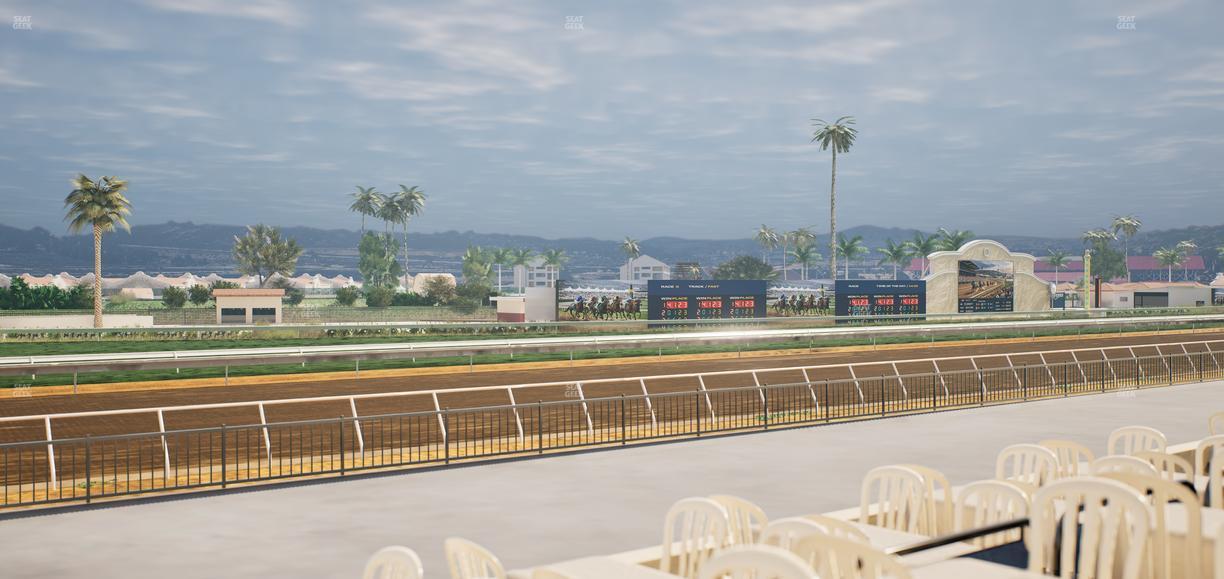 Del Mar Thoroughbred Club - Section Stretch Run Grill G Lvl 1 Tbl 351 Seat View