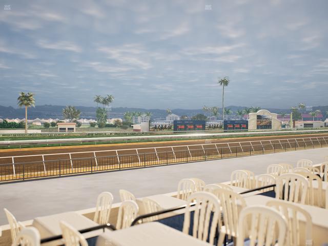 Del Mar Thoroughbred Club - Section Stretch Run Grill G Lvl 1 Tbl 351 Seat View