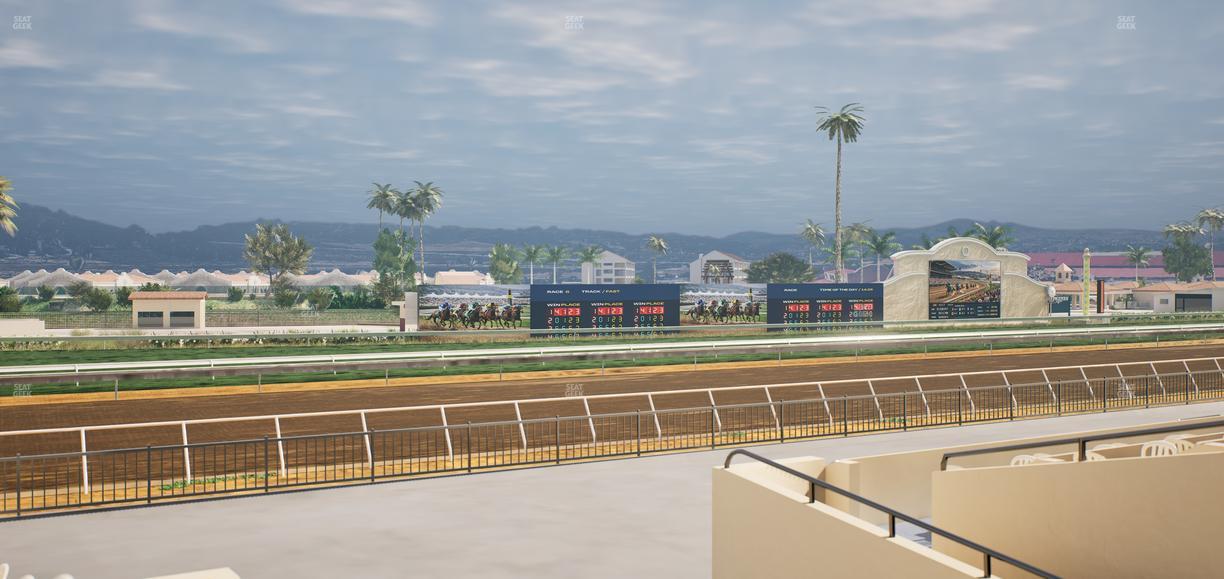 Del Mar Thoroughbred Club - Section Stretch Run Grill G Lvl 1 Tbl 361 Seat View
