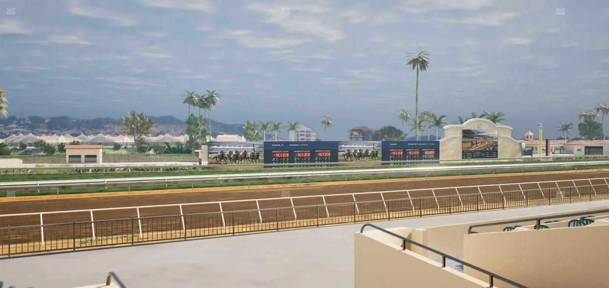 Del Mar Thoroughbred Club - Section Stretch Run Grill G Lvl 1 Tbl 361 Seat View