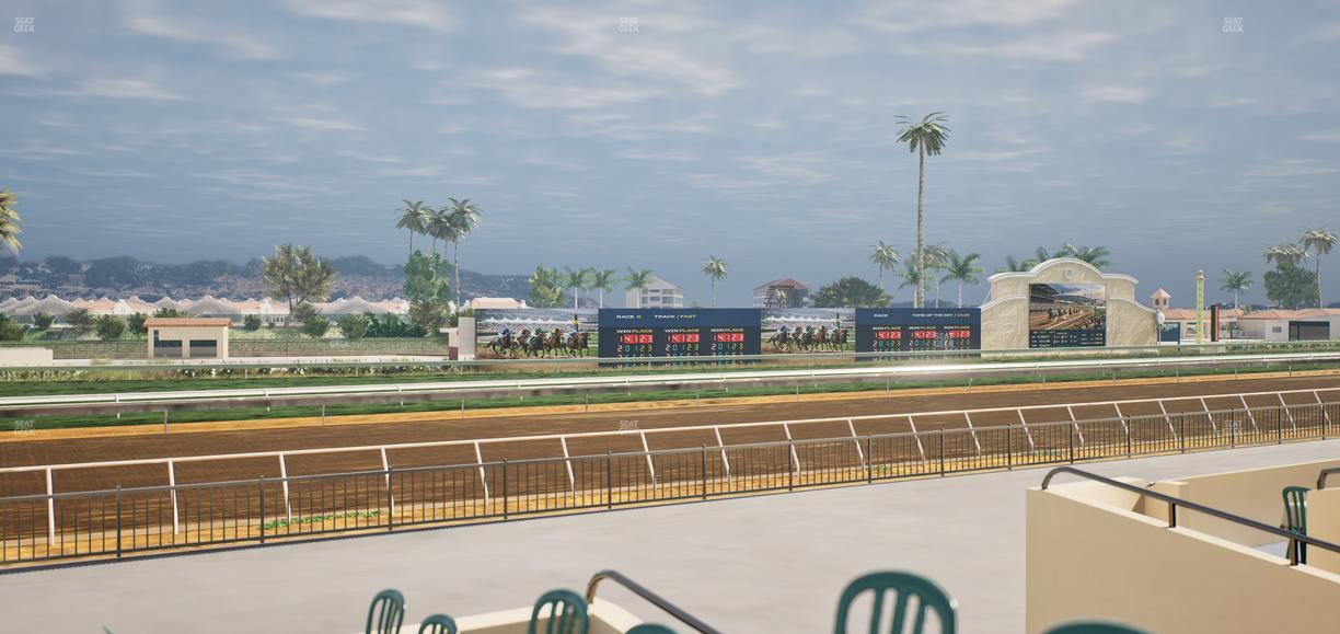 Del Mar Thoroughbred Club - Section Stretch Run Grill G Lvl 1 Tbl 362 Seat View