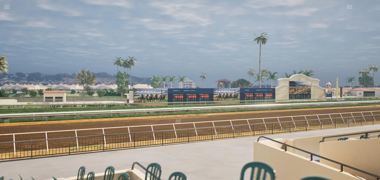 Del Mar Thoroughbred Club - Section Stretch Run Grill G Lvl 1 Tbl 363 Seat View