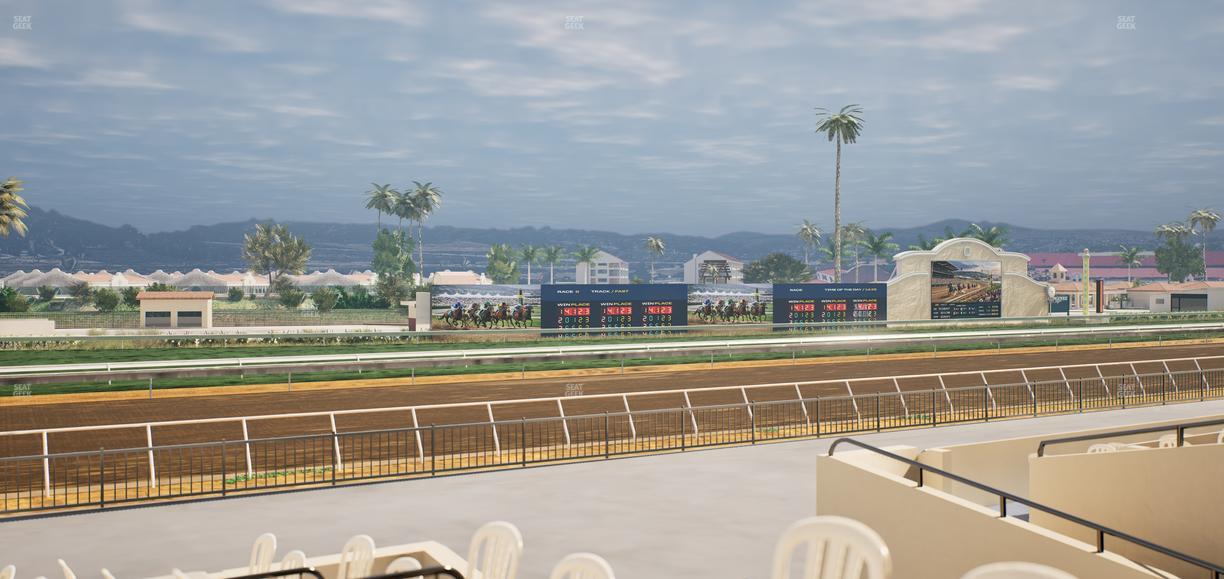Del Mar Thoroughbred Club - Section Stretch Run Grill G Lvl 1 Tbl 363 Seat View