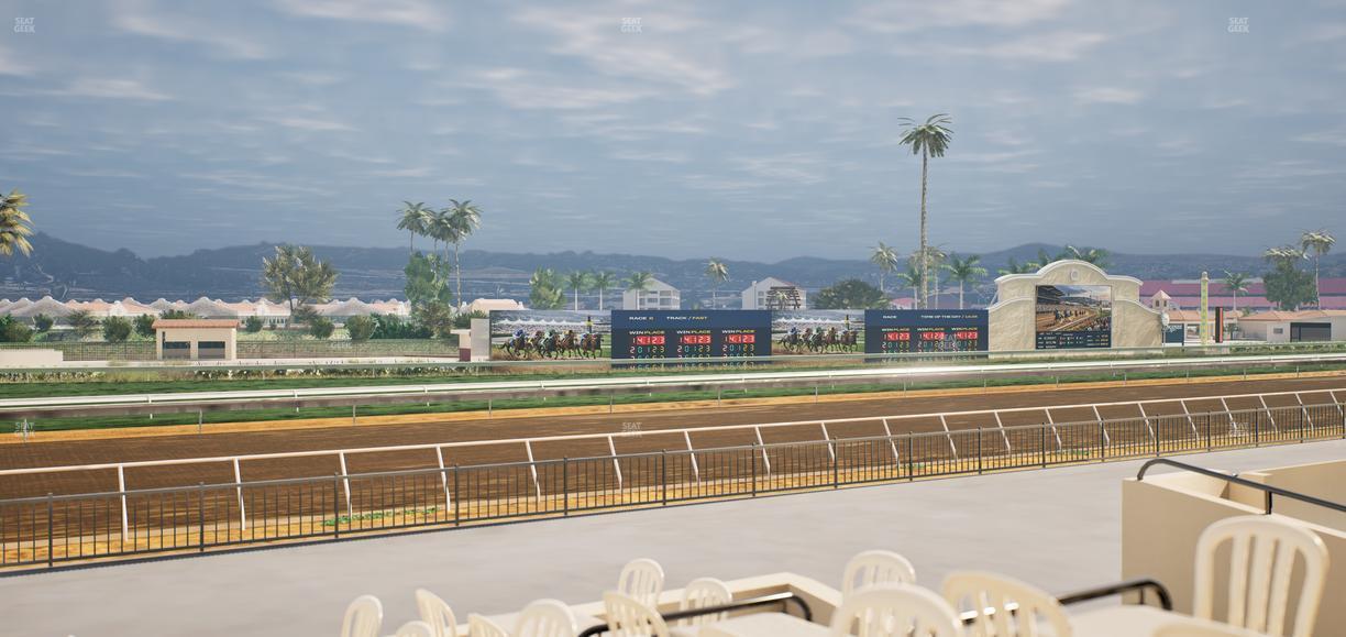 Del Mar Thoroughbred Club - Section Stretch Run Grill G Lvl 1 Tbl 364 Seat View