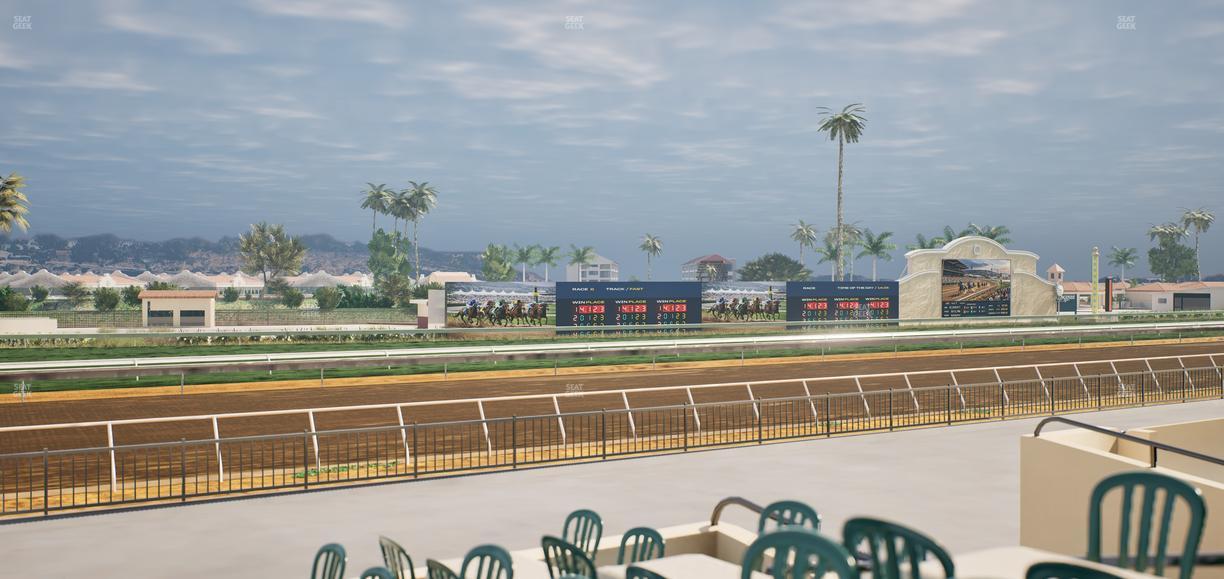 Del Mar Thoroughbred Club - Section Stretch Run Grill G Lvl 1 Tbl 364 Seat View