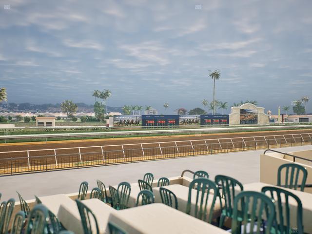 Del Mar Thoroughbred Club - Section Stretch Run Grill G Lvl 1 Tbl 364 Seat View