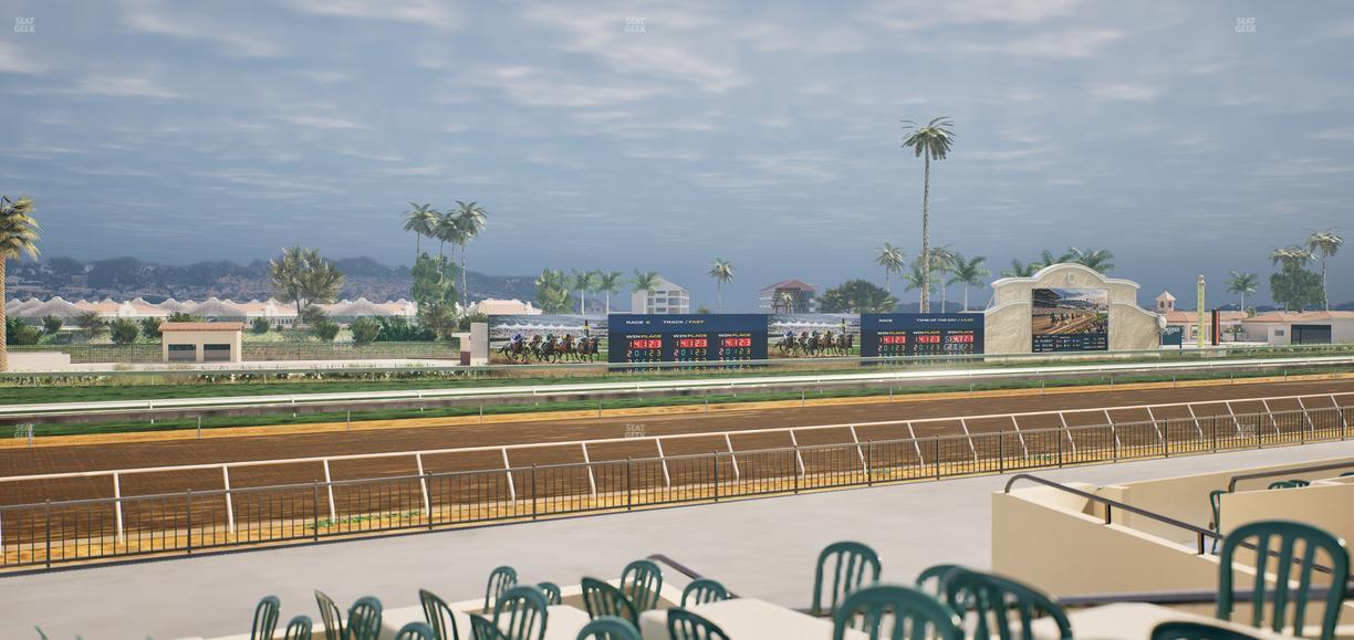 Del Mar Thoroughbred Club - Section Stretch Run Grill G Lvl 1 Tbl 365 Seat View