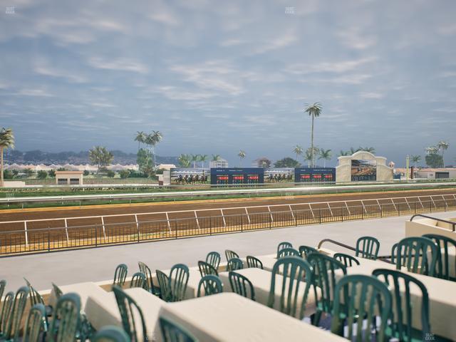 Del Mar Thoroughbred Club - Section Stretch Run Grill G Lvl 1 Tbl 366 Seat View