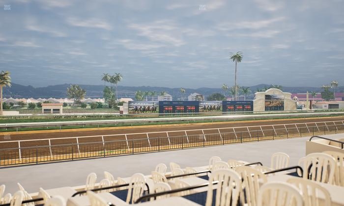 Del Mar Thoroughbred Club - Section Stretch Run Grill G Lvl 1 Tbl 366 Seat View