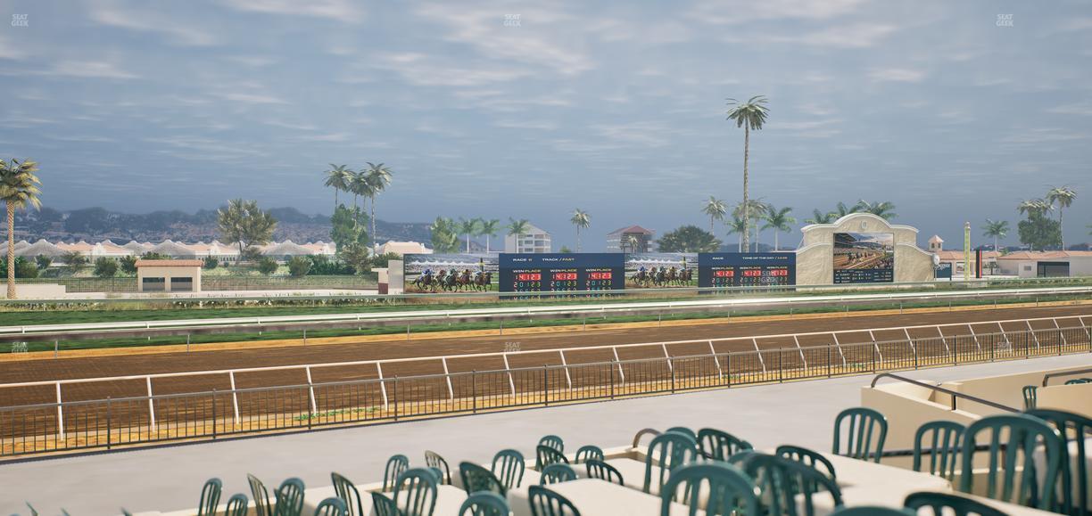 Del Mar Thoroughbred Club - Section Stretch Run Grill G Lvl 1 Tbl 367 Seat View