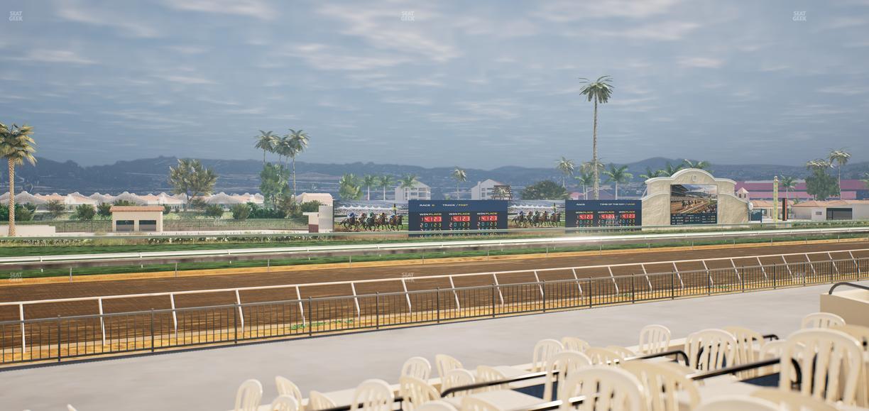 Del Mar Thoroughbred Club - Section Stretch Run Grill G Lvl 1 Tbl 368 Seat View