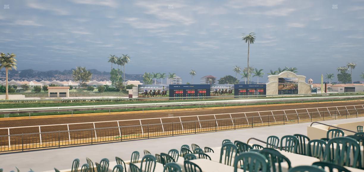 Del Mar Thoroughbred Club - Section Stretch Run Grill G Lvl 1 Tbl 369 Seat View