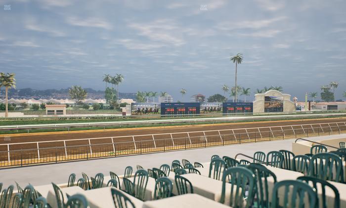 Del Mar Thoroughbred Club - Section Stretch Run Grill G Lvl 1 Tbl 369 Seat View