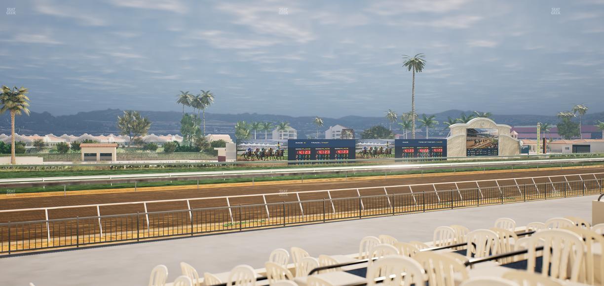 Del Mar Thoroughbred Club - Section Stretch Run Grill G Lvl 1 Tbl 370 Seat View