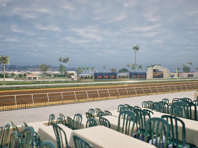Del Mar Thoroughbred Club - Section Stretch Run Grill G Lvl 1 Tbl 370 Seat View