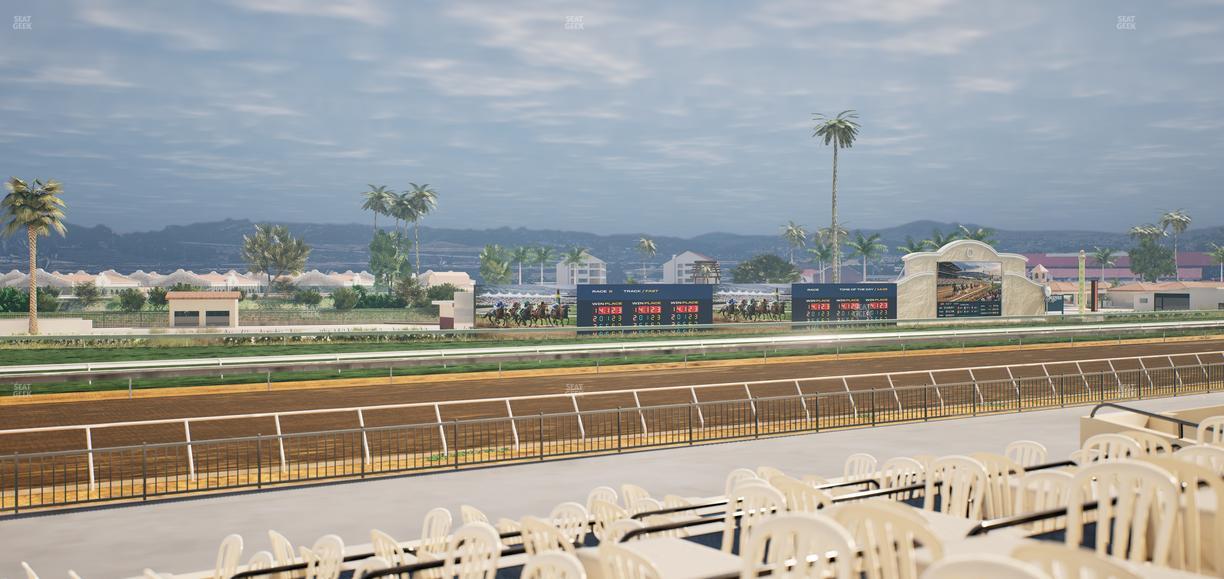Del Mar Thoroughbred Club - Section Stretch Run Grill G Lvl 1 Tbl 371 Seat View