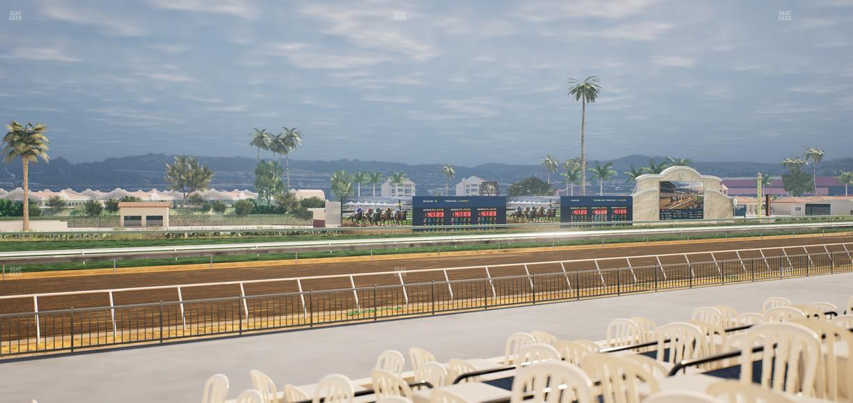 Del Mar Thoroughbred Club - Section Stretch Run Grill G Lvl 1 Tbl 372 Seat View