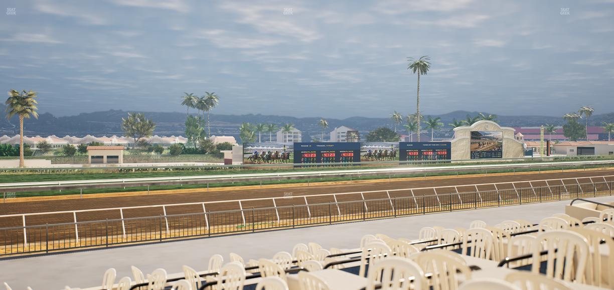 Del Mar Thoroughbred Club - Section Stretch Run Grill G Lvl 1 Tbl 373 Seat View
