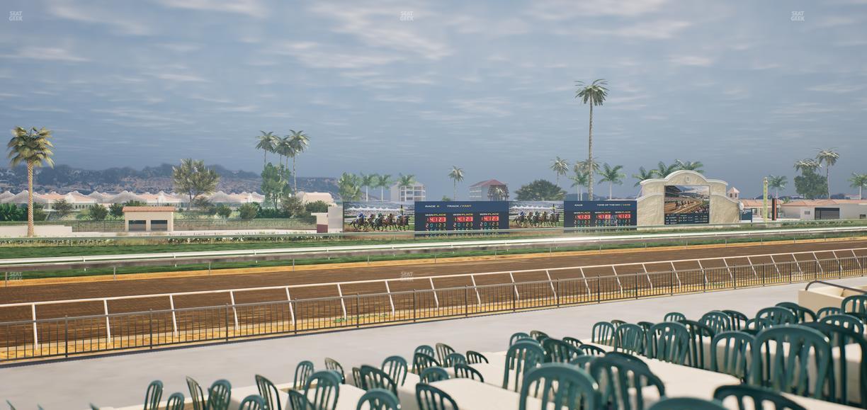 Del Mar Thoroughbred Club - Section Stretch Run Grill G Lvl 1 Tbl 373 Seat View