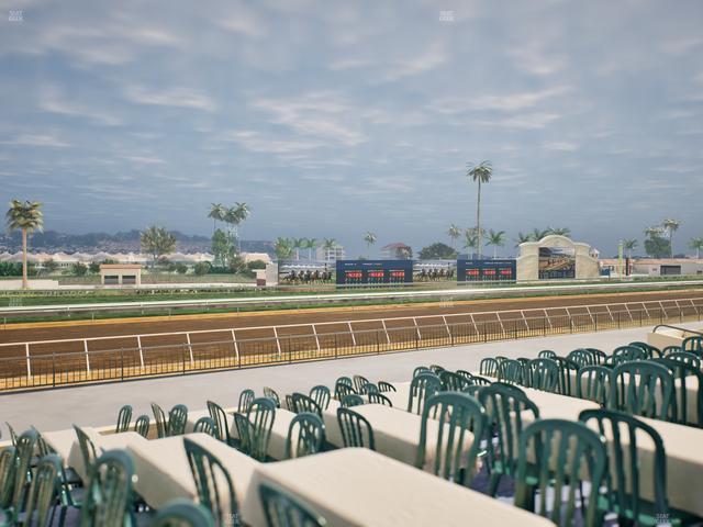 Del Mar Thoroughbred Club - Section Stretch Run Grill G Lvl 1 Tbl 373 Seat View