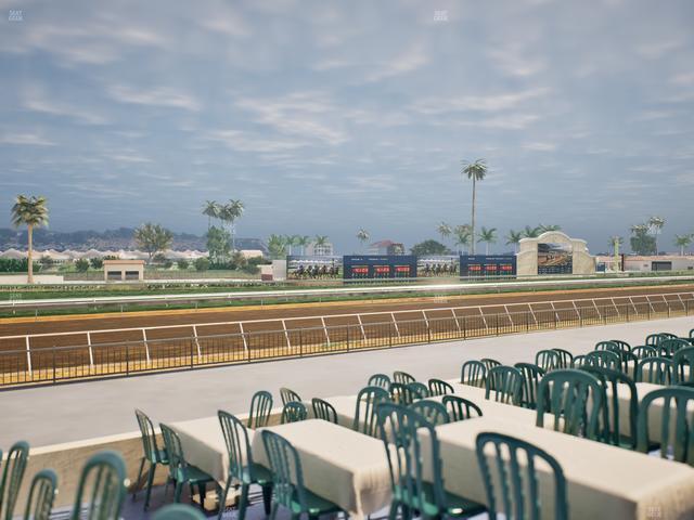 Del Mar Thoroughbred Club - Section Stretch Run Grill G Lvl 1 Tbl 380 Seat View