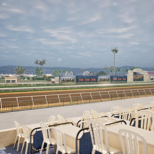Del Mar Thoroughbred Club - Section Stretch Run Grill G Lvl 1 Tbl 380 Seat View