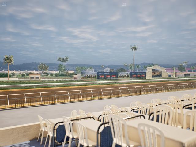 Del Mar Thoroughbred Club - Section Stretch Run Grill G Lvl 1 Tbl 380 Seat View