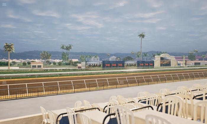 Del Mar Thoroughbred Club - Section Stretch Run Grill G Lvl 1 Tbl 380 Seat View