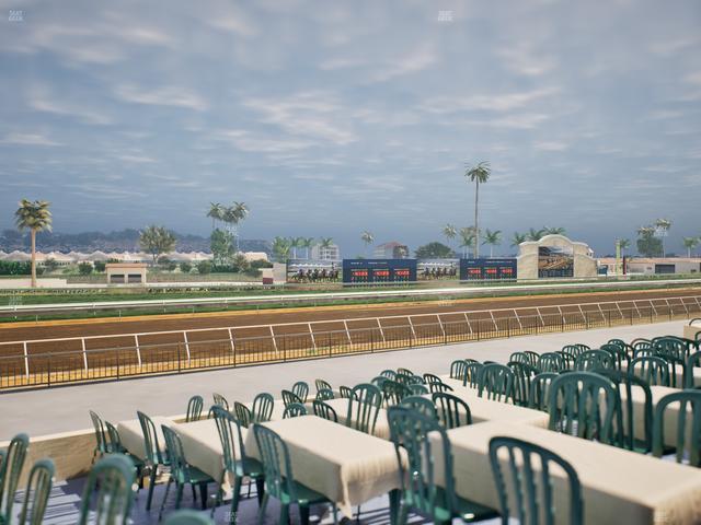 Del Mar Thoroughbred Club - Section Stretch Run Grill G Lvl 1 Tbl 381 Seat View