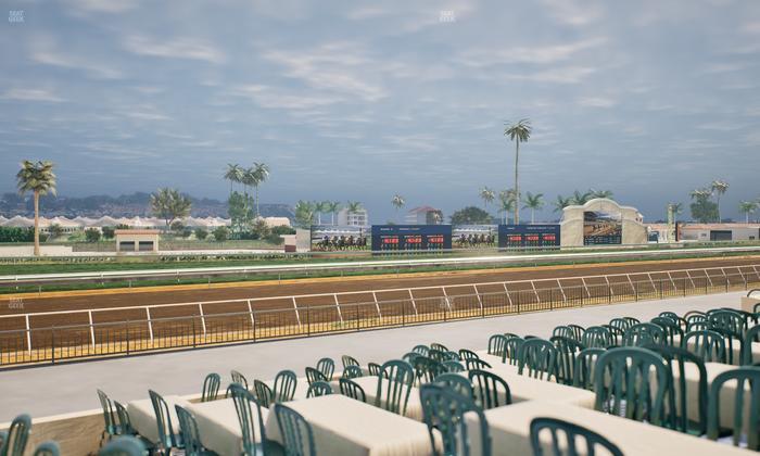 Del Mar Thoroughbred Club - Section Stretch Run Grill G Lvl 1 Tbl 381 Seat View