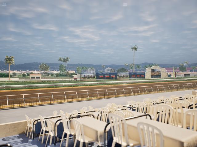 Del Mar Thoroughbred Club - Section Stretch Run Grill G Lvl 1 Tbl 381 Seat View