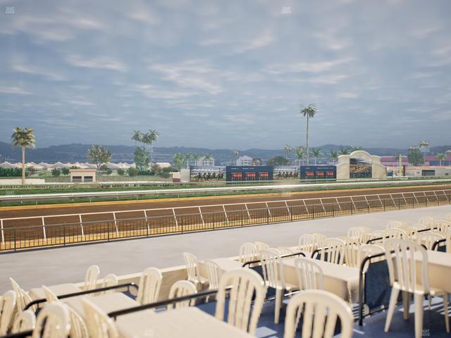 Del Mar Thoroughbred Club - Section Stretch Run Grill G Lvl 1 Tbl 382 Seat View